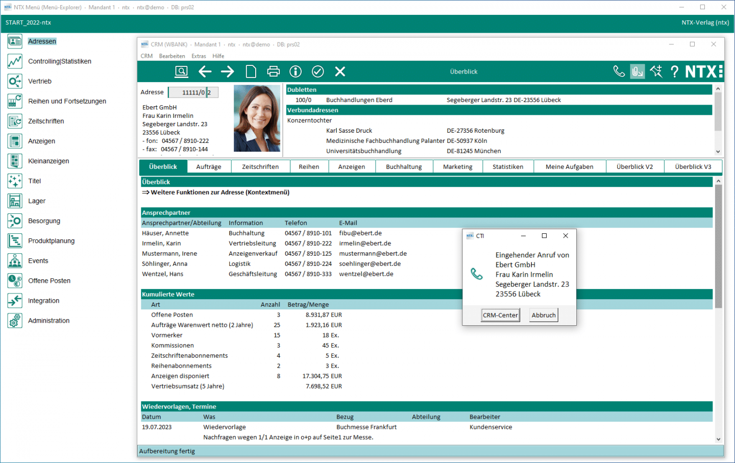 Verlagssoftware GRÜN NTX