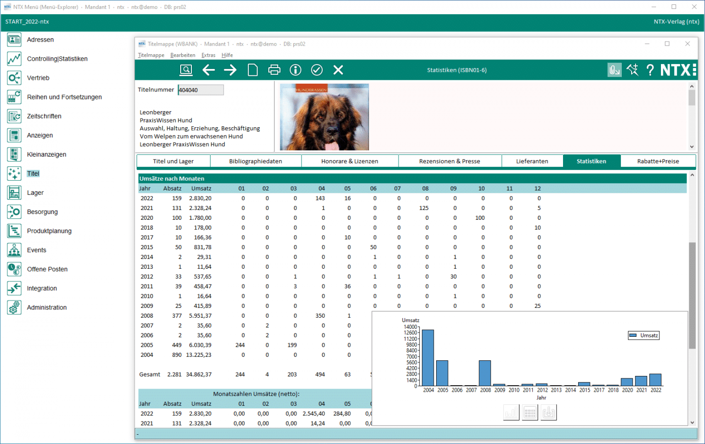 Verlagssoftware GRÜN NTX