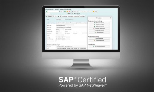 GRÜN MFplus has been certified again by SAP.