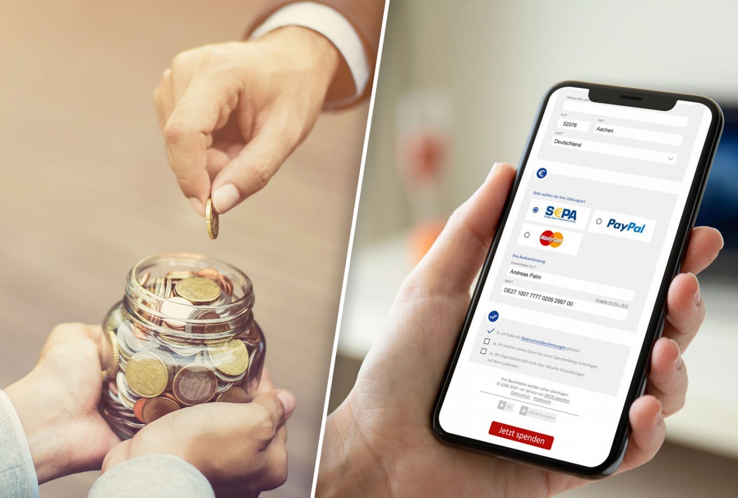 Anlassspenden können online oder offline gesammelt werden. Mit der GRÜN IMB und GRÜN spendino bietet die GRÜN Software Group den Spendenorganisationen gleich zwei Software-Lösungen zum Sammeln von Anlassspenden.