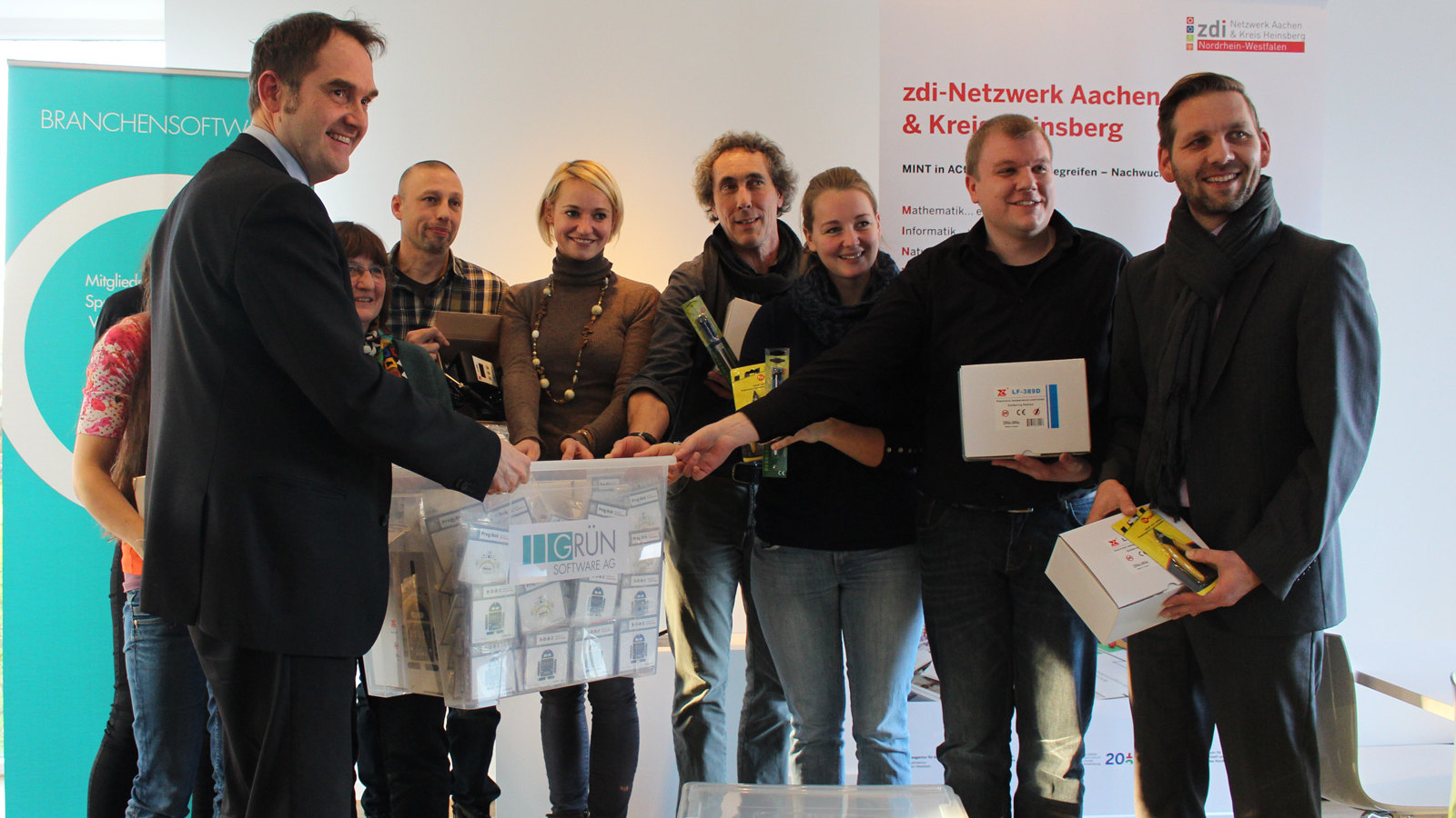 Startschuss zum Modellprojekt B-o-B 3 im Innovation Center der GRÜN Software AG.