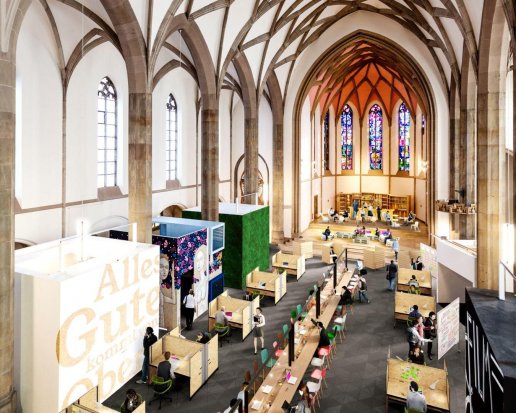 digitalHUB Aachen is developing DIGITAL CHURCH as a lighthouse.