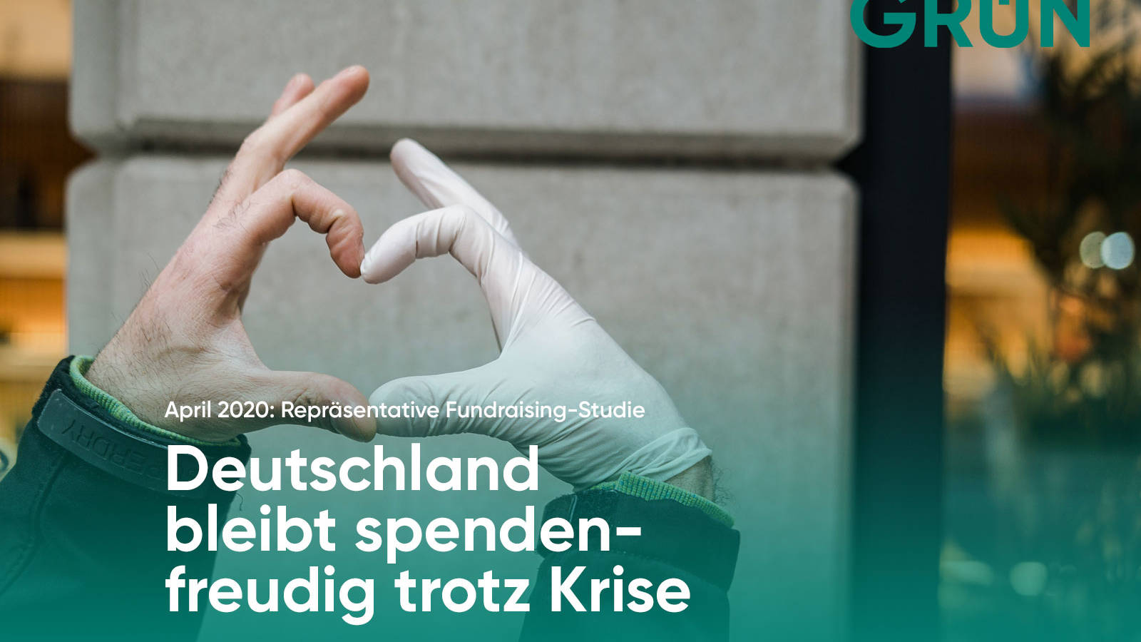 Unsere Fundraising-Agentur GRÜN alpha hat eine repräsentative Studie zur Spendenbereitschaft in der Corona-Krise durchgeführt.