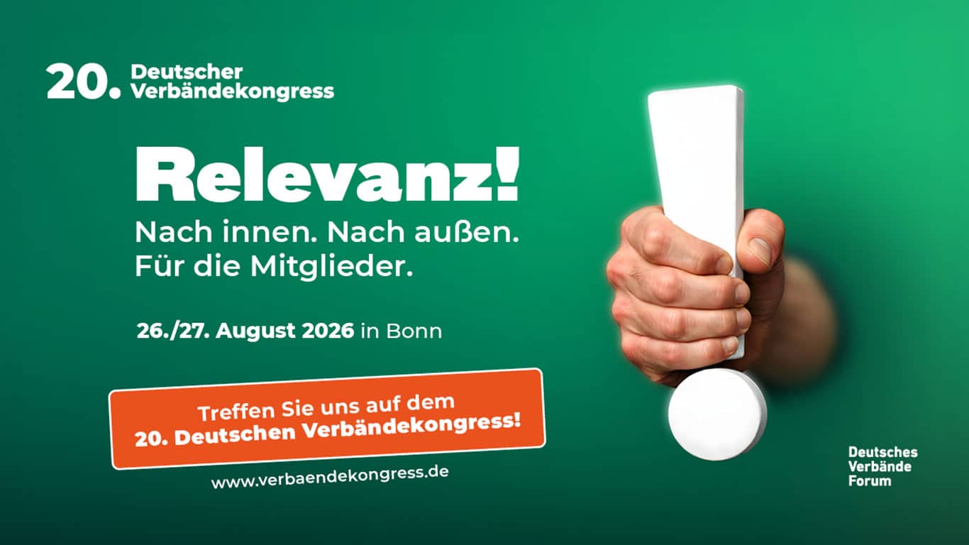 GRÜN beim 20. Deutschen Verbändekongress in Bonn GRÜN auf dem 20. Deutschen Verbändekongress 2026 in Bonn