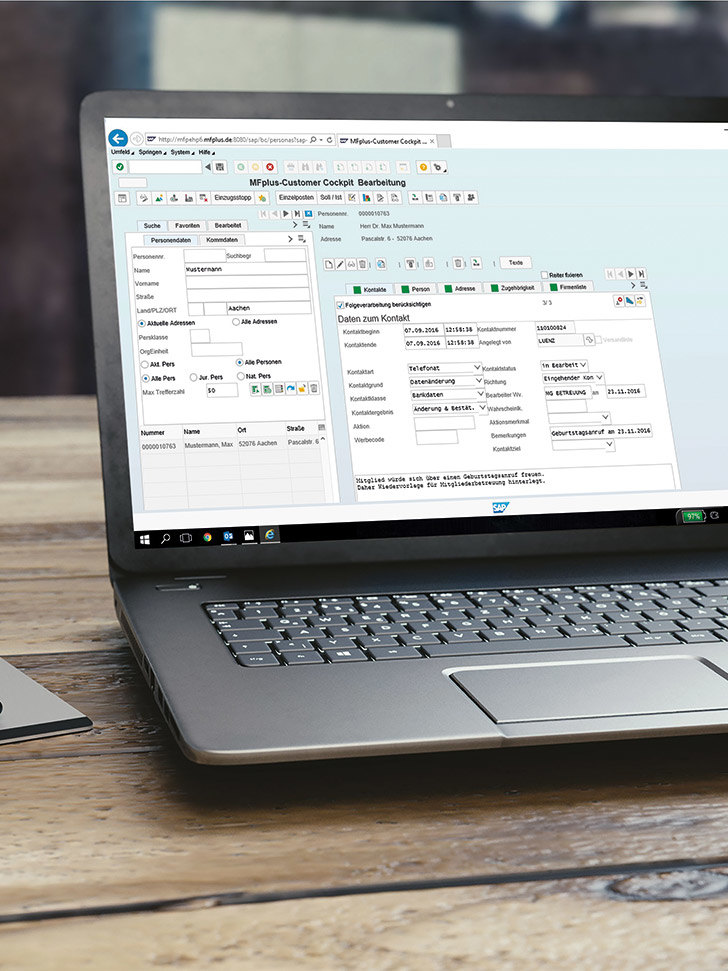 GRÜN MFplus komplett in die GRÜN Software AG eingegliedert