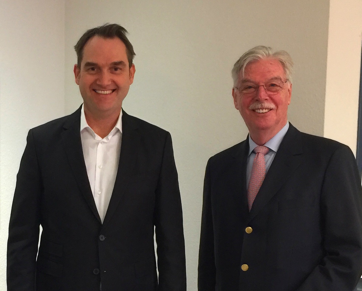 The two managing directors of the VVWB Group: Dr. Oliver Grün (left) and Dieter Philipp (right).