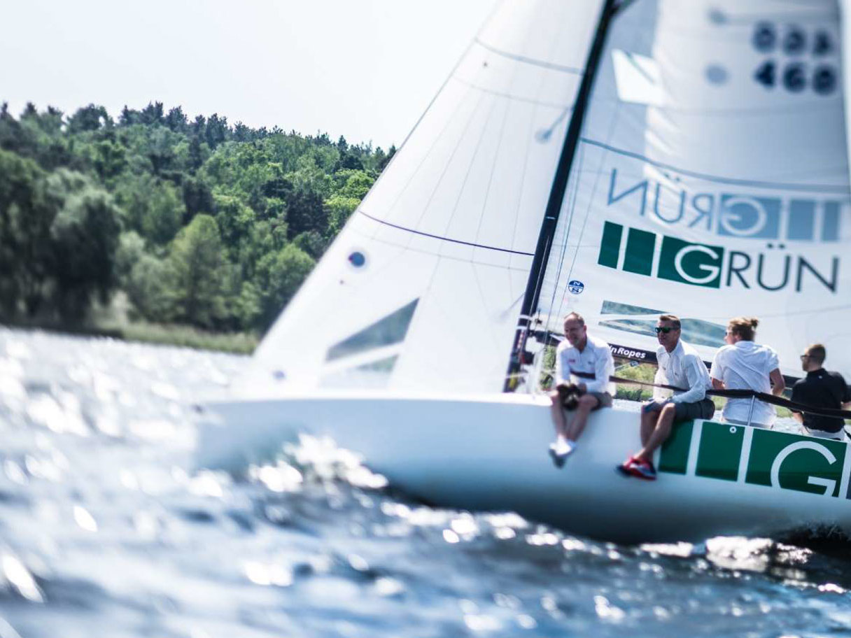 Das GRÜN Sailing hat 2019 an 12 Segelregatten teilgenommen.