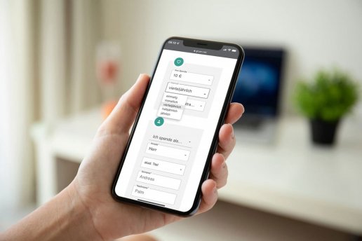 GR&Uuml;N spendino online Fundraising Tools