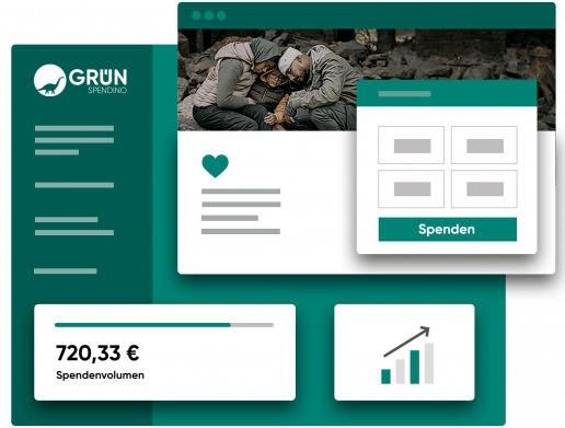 GR&Uuml;N spendino Online Fundraising Tools