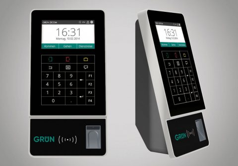 Time and attendance terminals from GRÜN ZICOM