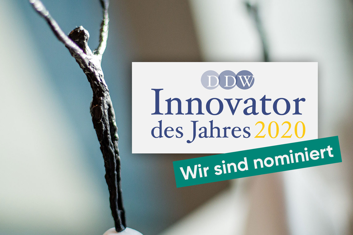 Die GRÜN Software Group GmbH wurde als Innovator des Jahres 2020 nominiert.