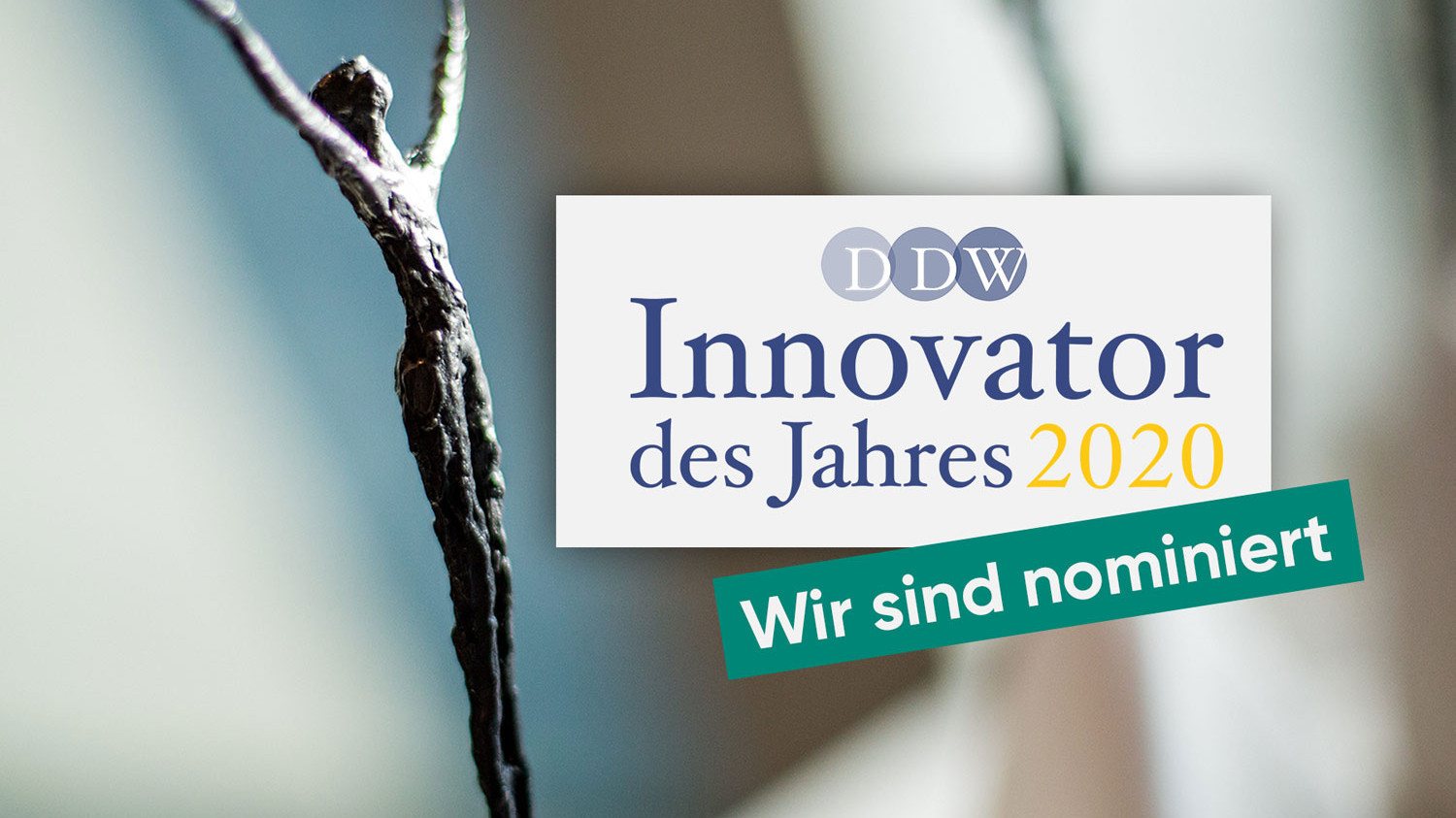 Die GRÜN Software Group GmbH wurde als Innovator des Jahres 2020 nominiert.