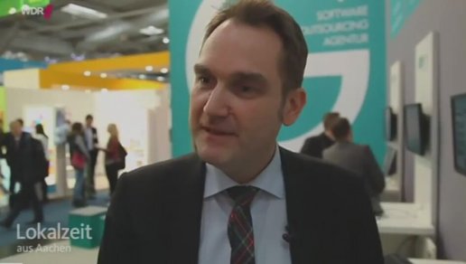 Local time Aachen: A report about Aachen companies at CeBIT 2015 in Hanover