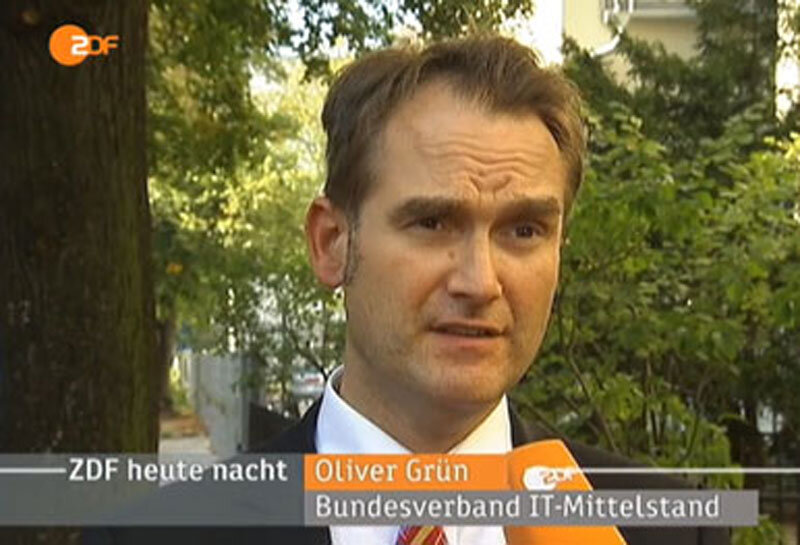 Oliver Grün im ZDF heute nacht Oliver Grün im