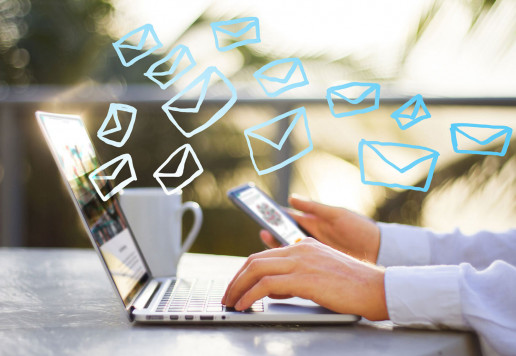Online fundraising through emails and newsletters