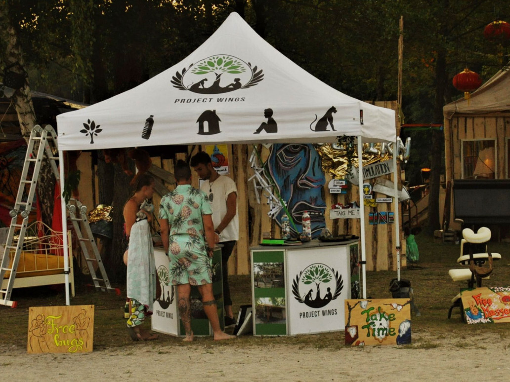 Project Wings booth
