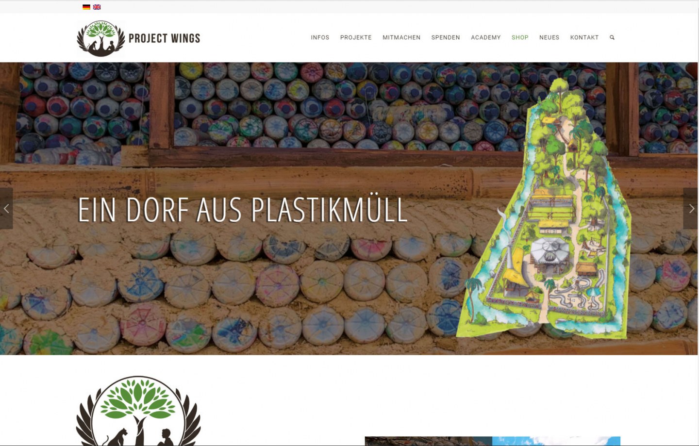 Project Wings Website