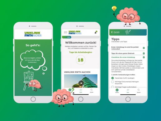 Eine Progressive Web App unterst&uuml;tzt das Universit&auml;tsklinikum Aachen beim Onboarding neuer Mitarbeiter