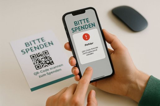 Fehlermeldung beim spenden sammeln per QR-Code