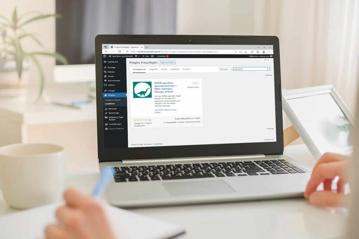 GRÜN spendino veröffentlicht Plugin für WordPress