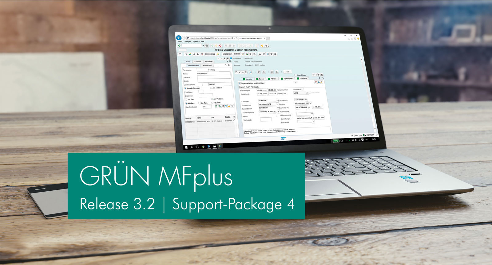 GRÜN MFplus Support Package 4 published.