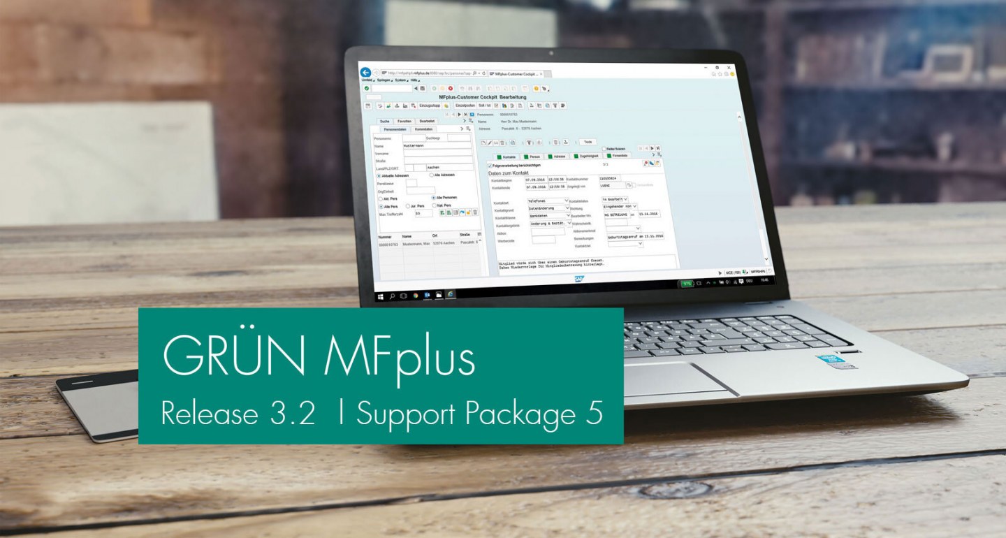 GRÜN MFplus Support-Package 5 veröffentlicht.