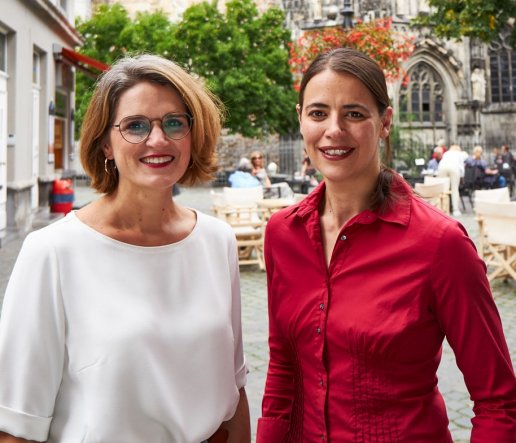 Caroline Noerenberg and Katrin Hissel: Board of Directors of the Aachen Tourist Service ev