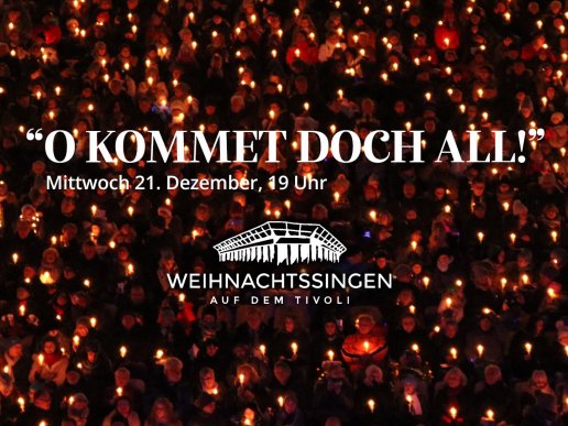 Das Weihnachtssingen auf dem Aachener Tivoli findet am Mittwoch, den 21. Dezember 2022 statt.