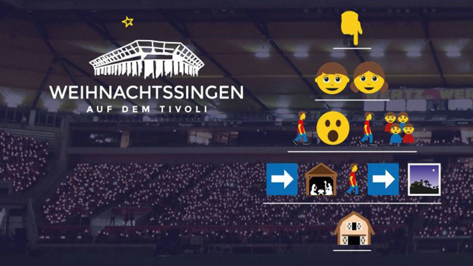 Das Weihnachtssingen 2016 findet am Sonntag, den 18. Dezember 2016 (4. Advent) von 18 Uhr bis 19.30 Uhr (Vorprogramm ab 17 Uhr) auf dem Aachener Tivoli stat